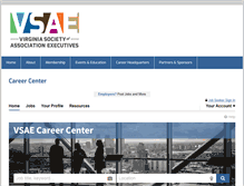 Tablet Screenshot of careers.vsae.org
